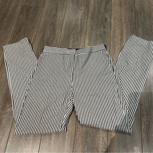ZARA Black and White Striped Pants Size Small